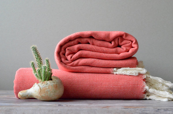 Herringbone Cotton Blanket